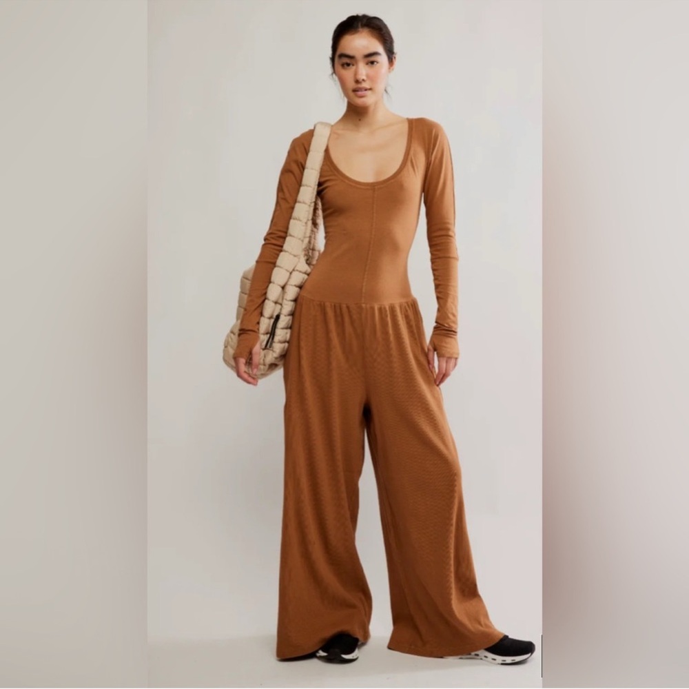 Women's Tan Jumpsuit size XS